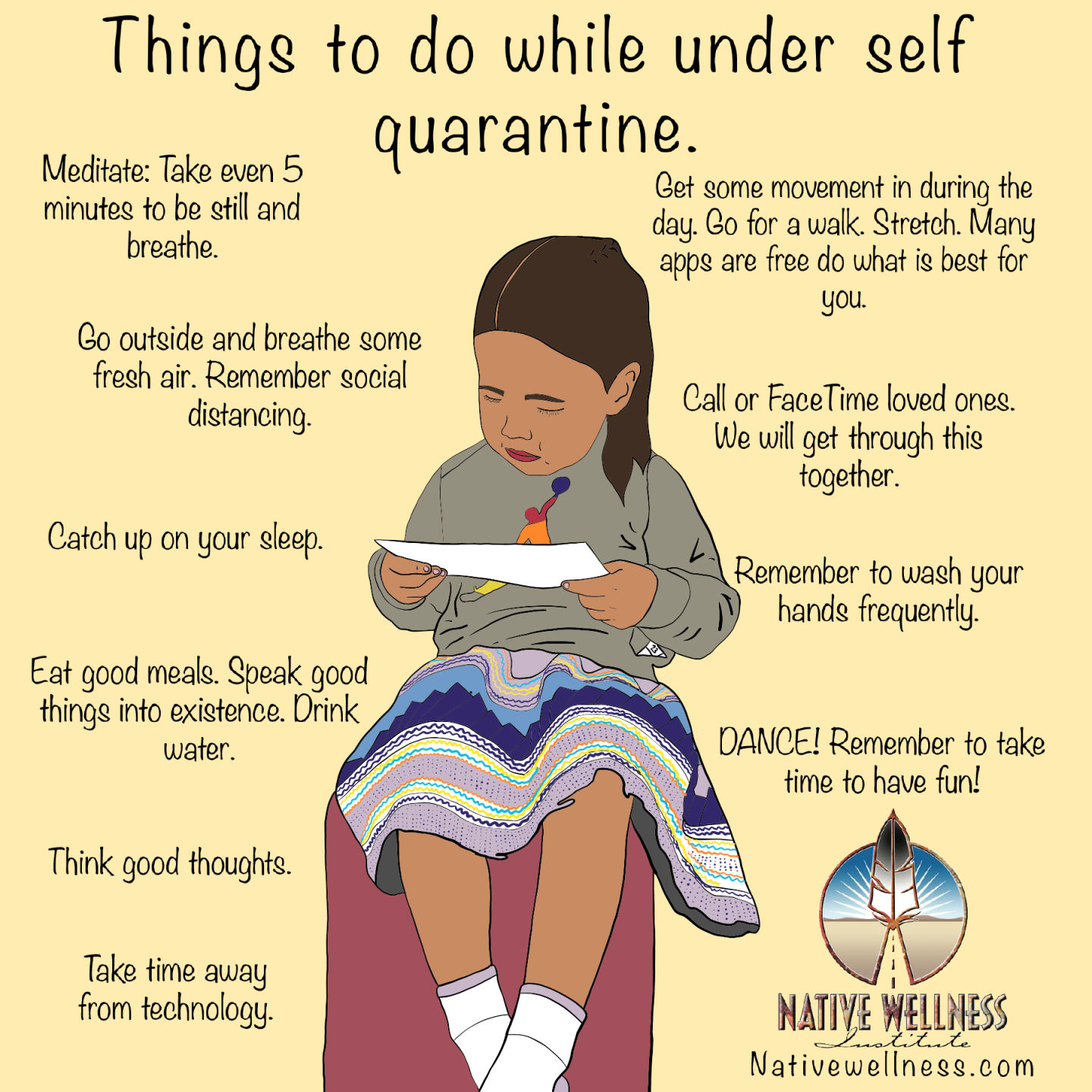 native wellness quarantine activity graphic